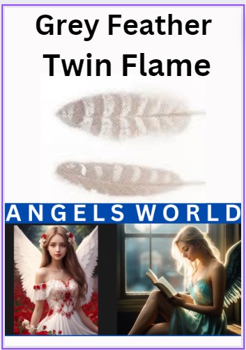 Grey Feather Twin Flame